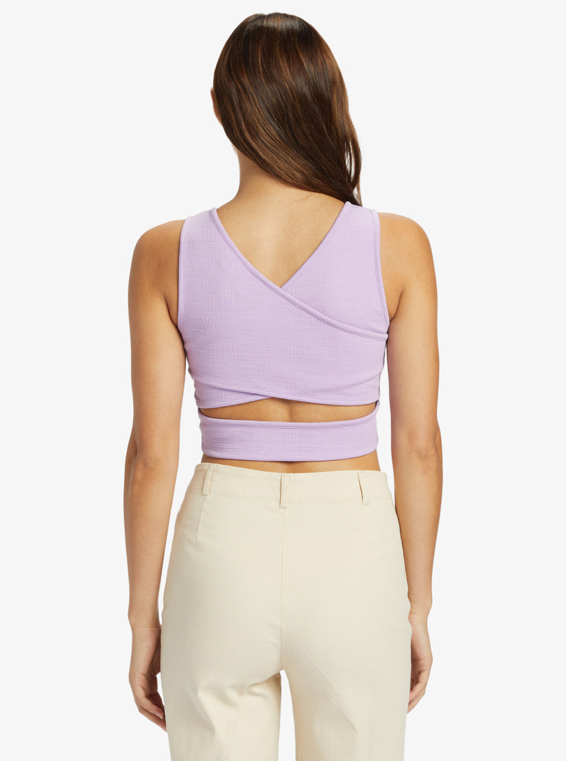 Women Roxy® Good Keepsake Crop Tops Purple | FHWM-81564