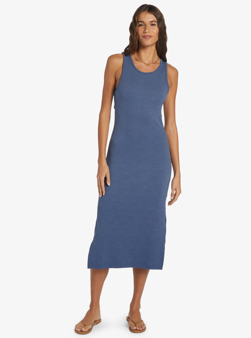 Women Roxy® Good Keepsake Midi Dress Blue | LMRE-41257