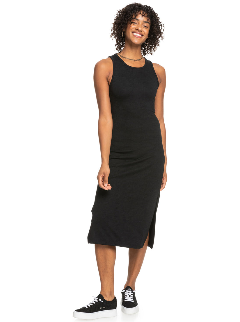 Women Roxy® Good Keepsake Midi Dress Dark Grey | CNAU-58409