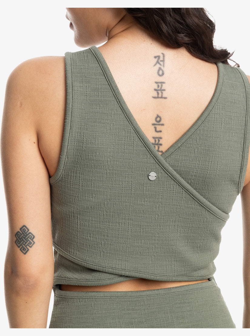 Women Roxy® Good Keepsake Midi Dress Green | WODG-13469