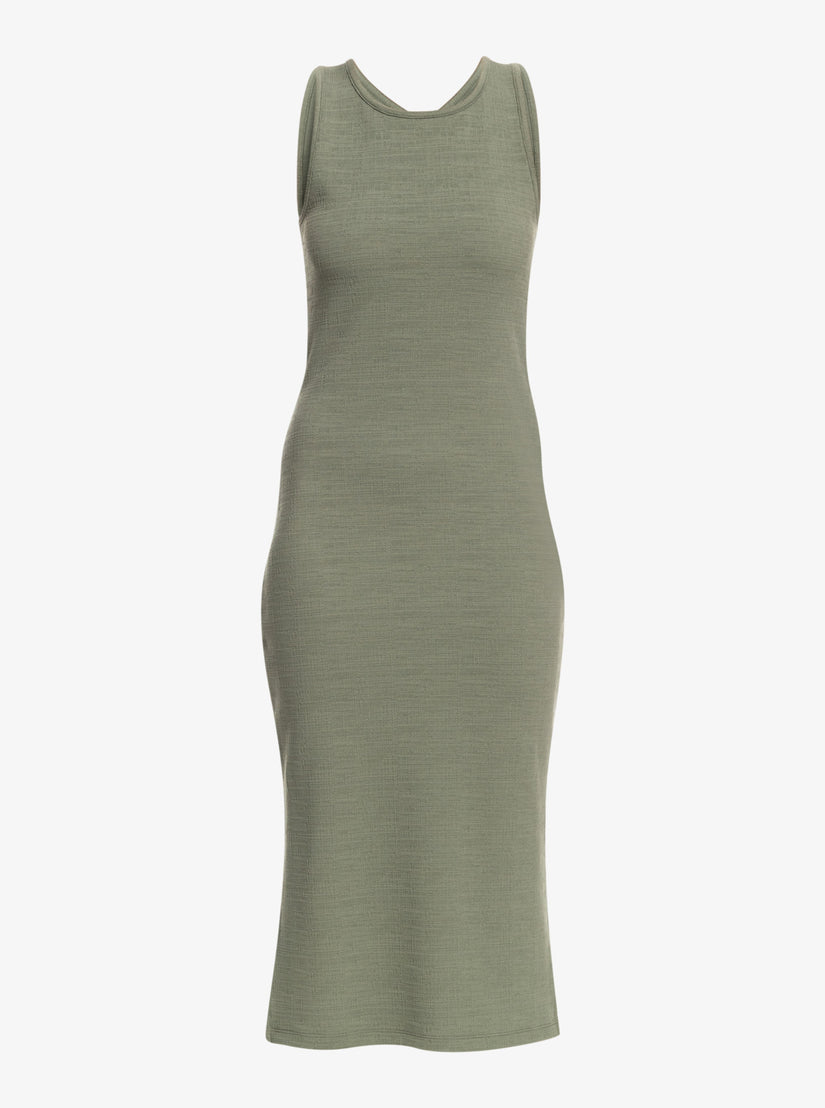 Women Roxy® Good Keepsake Midi Dress Green | WODG-13469