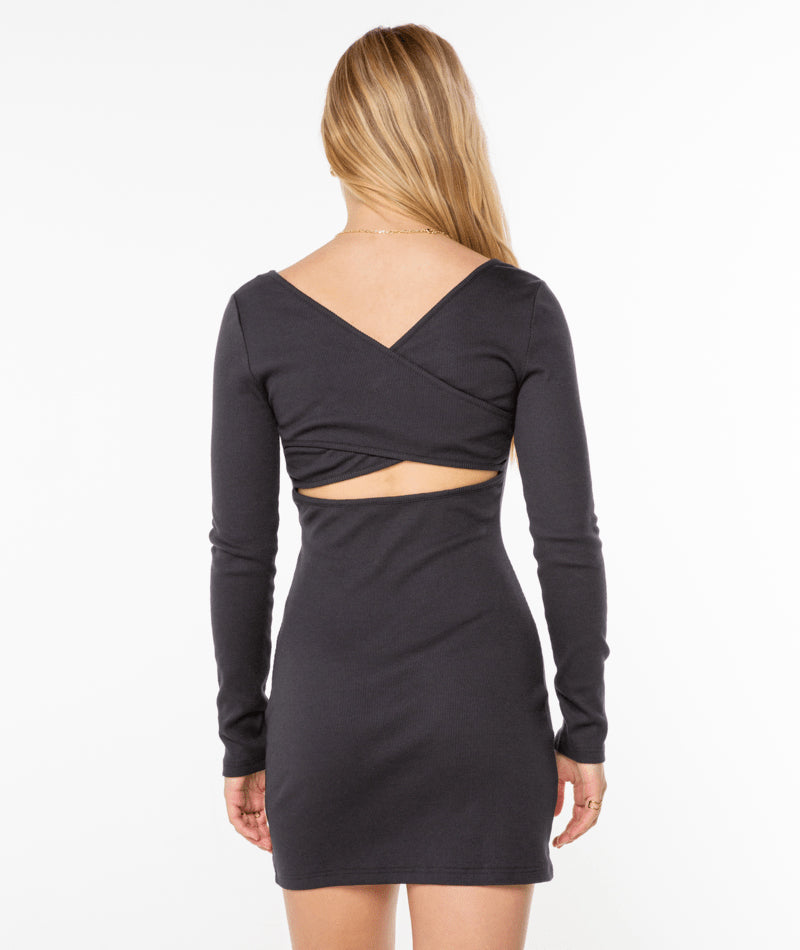 Women Roxy® Good Keepsake Mini Dress Black | XJOH-74912