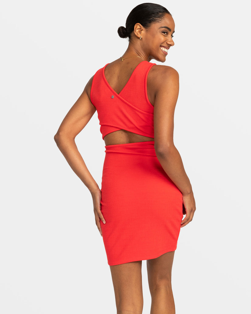 Women Roxy® Good Keepsake Mini Dress Red | FHKO-07269