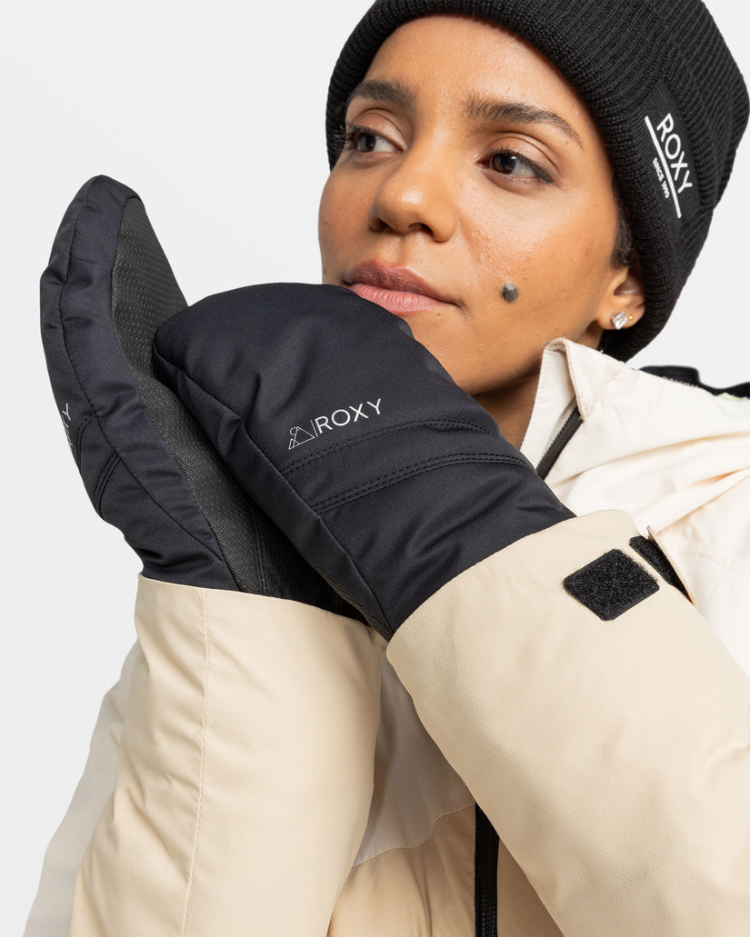 Women Roxy® Gore-Tex® Fizz Snow Gloves Black | NVGY-97231