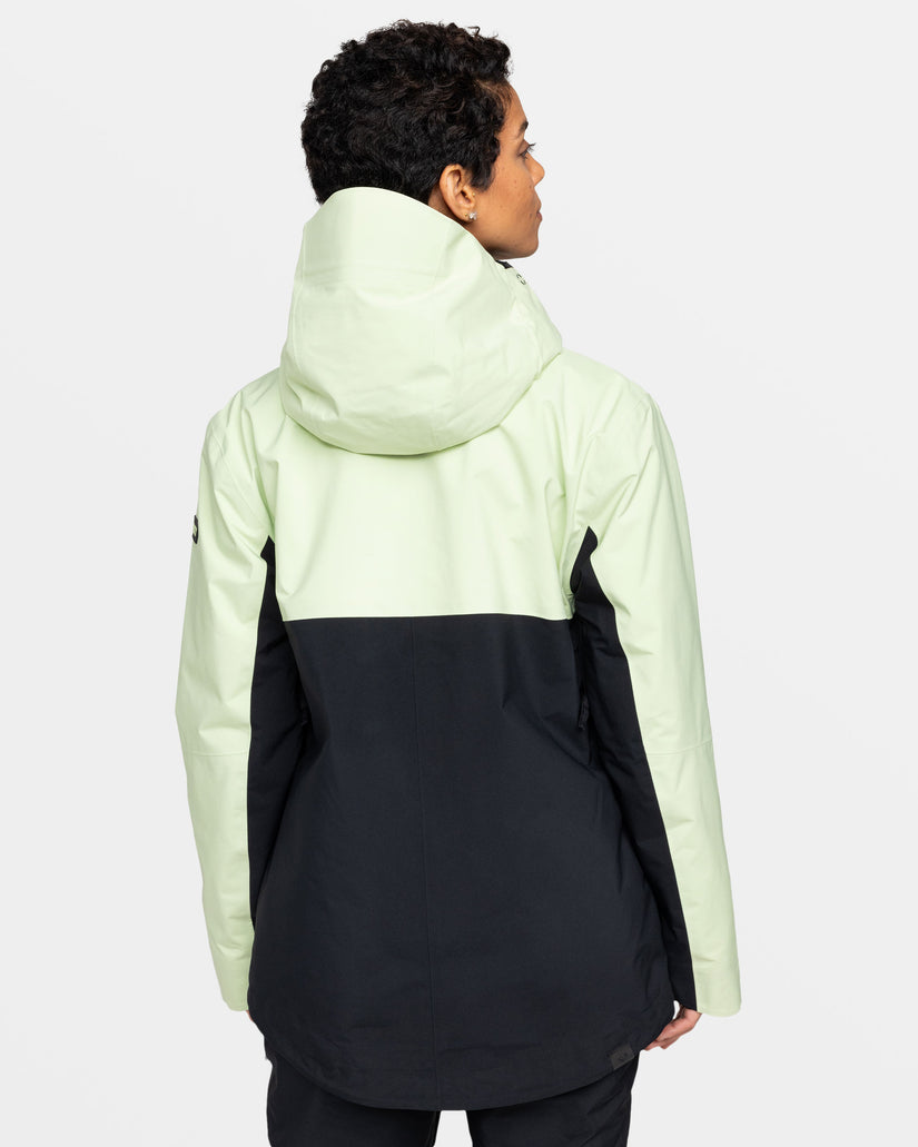 Women Roxy® Gore-Tex Stretch Purelines Snowboard Jackets Green | ZFIU-80249