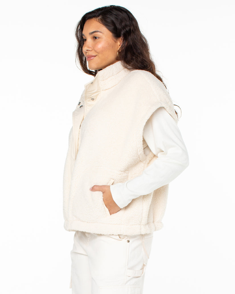 Women Roxy® Great Divide Vest White | FRYT-96430