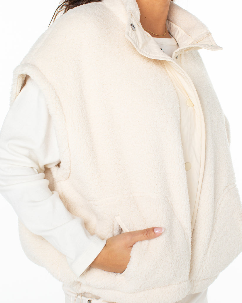 Women Roxy® Great Divide Vest White | WIPL-78395