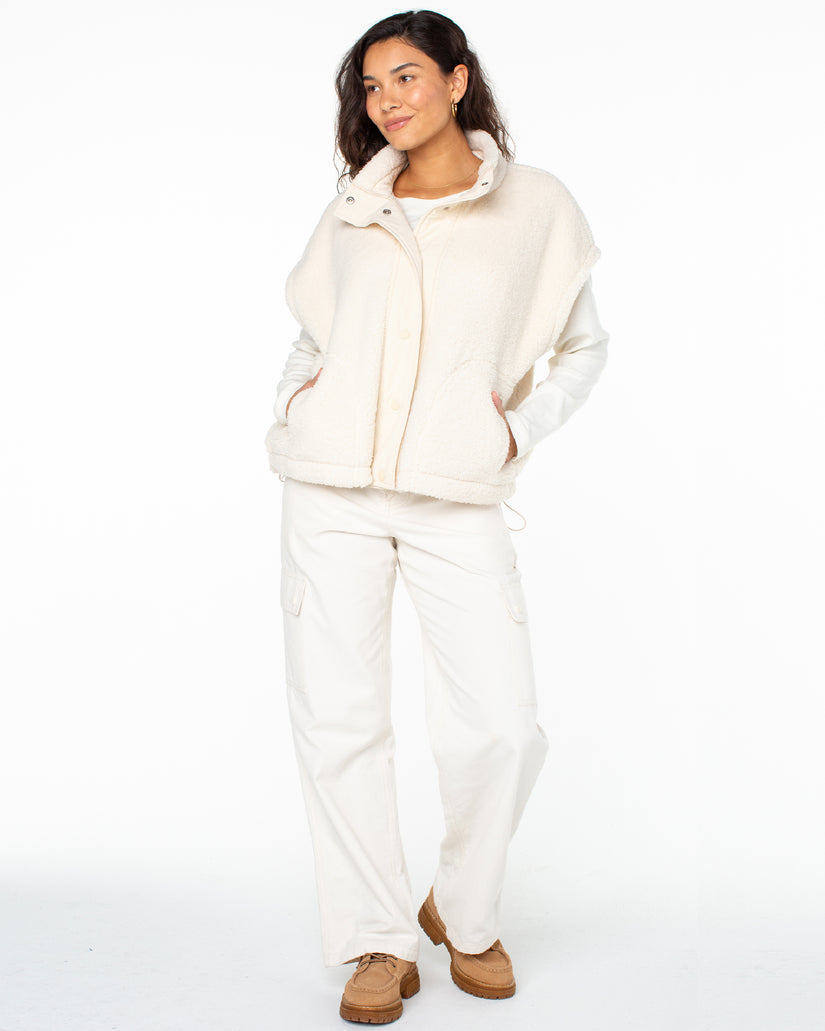 Women Roxy® Great Divide Vest White | WIPL-78395