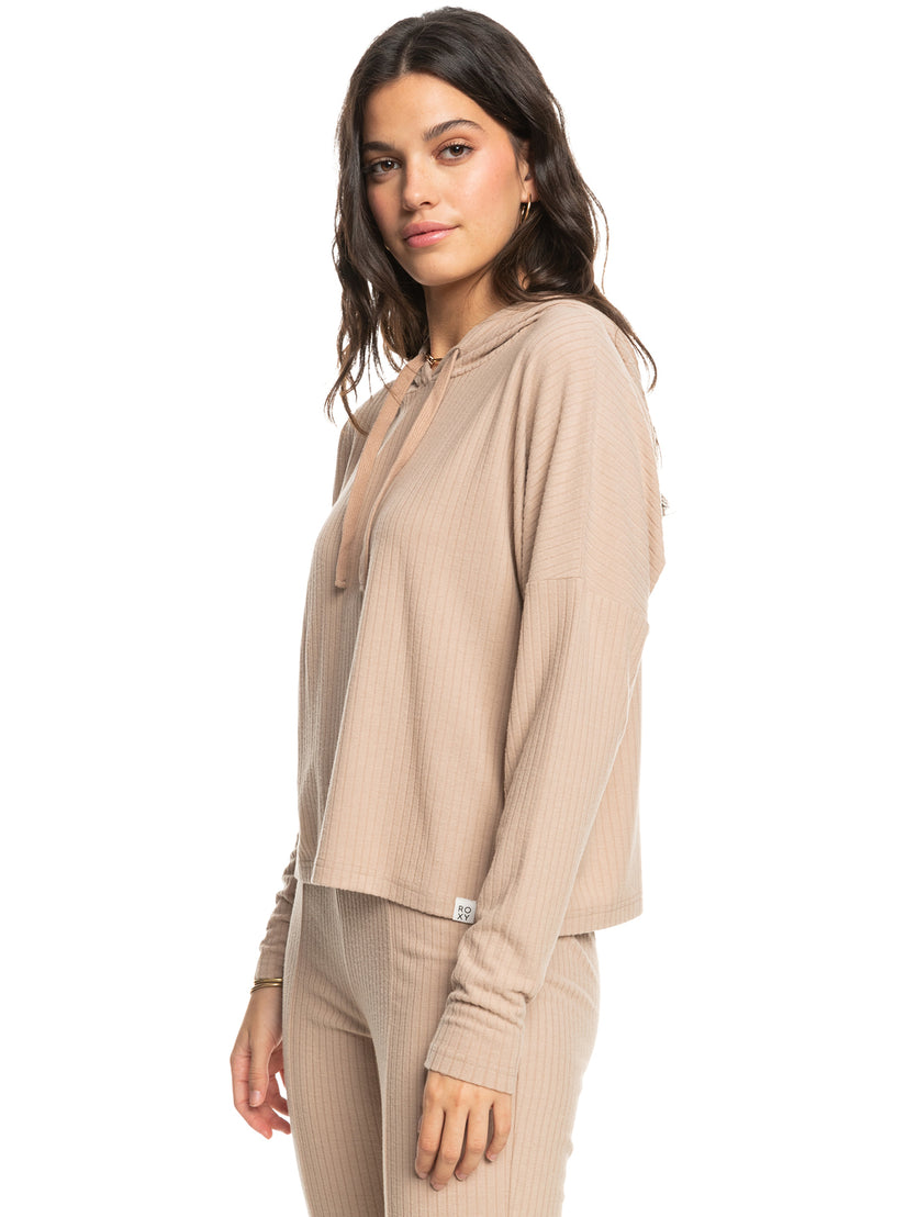 Women Roxy® Hang Five Hoodie Grey Brown | BPTU-94307