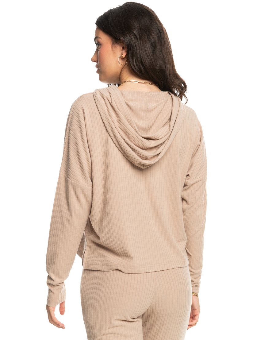 Women Roxy® Hang Five Hoodie Grey Brown | BPTU-94307