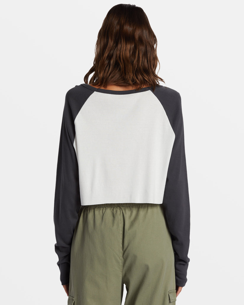 Women Roxy® Heritage 90 Long Sleeve T-Shirt White | XCBE-75183