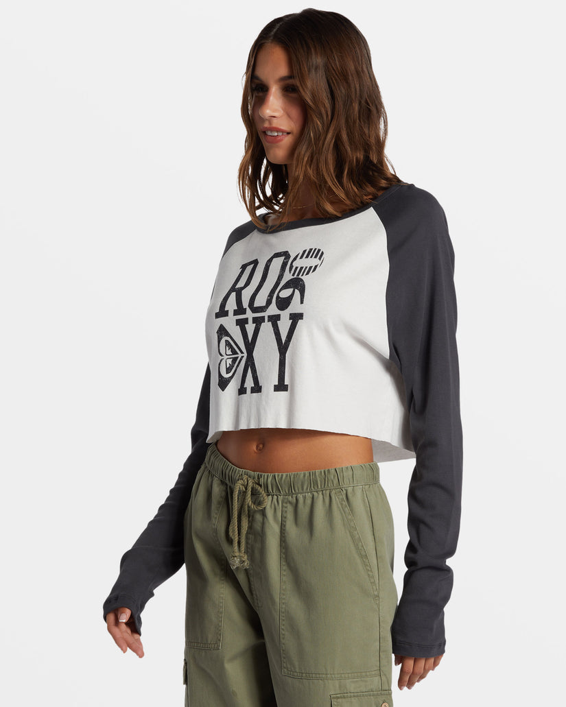 Women Roxy® Heritage 90 Long Sleeve T-Shirt White | XCBE-75183