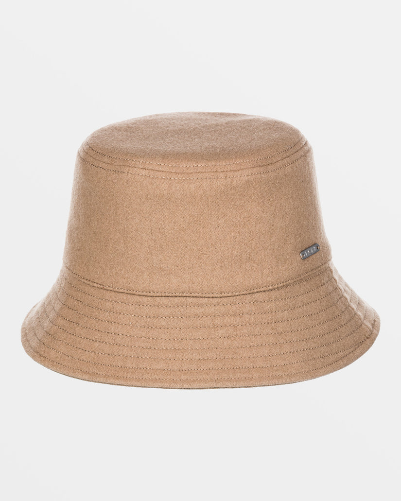 Women Roxy® High Dance Morning Felt Bucket Hats Brown | QTCA-43250