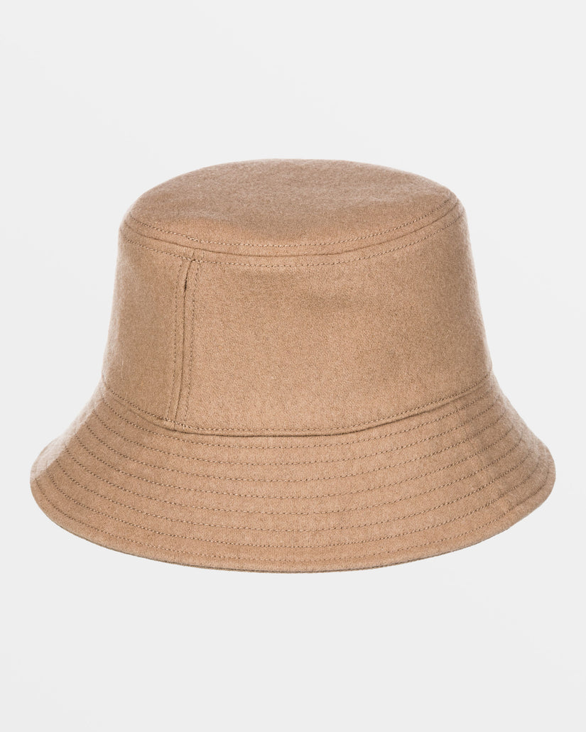 Women Roxy® High Dance Morning Felt Bucket Hats Brown | QTCA-43250