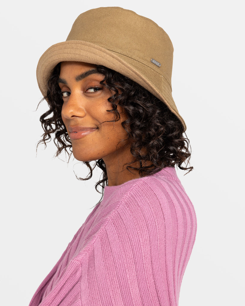 Women Roxy® High Dance Morning Felt Bucket Hats Brown | QTCA-43250