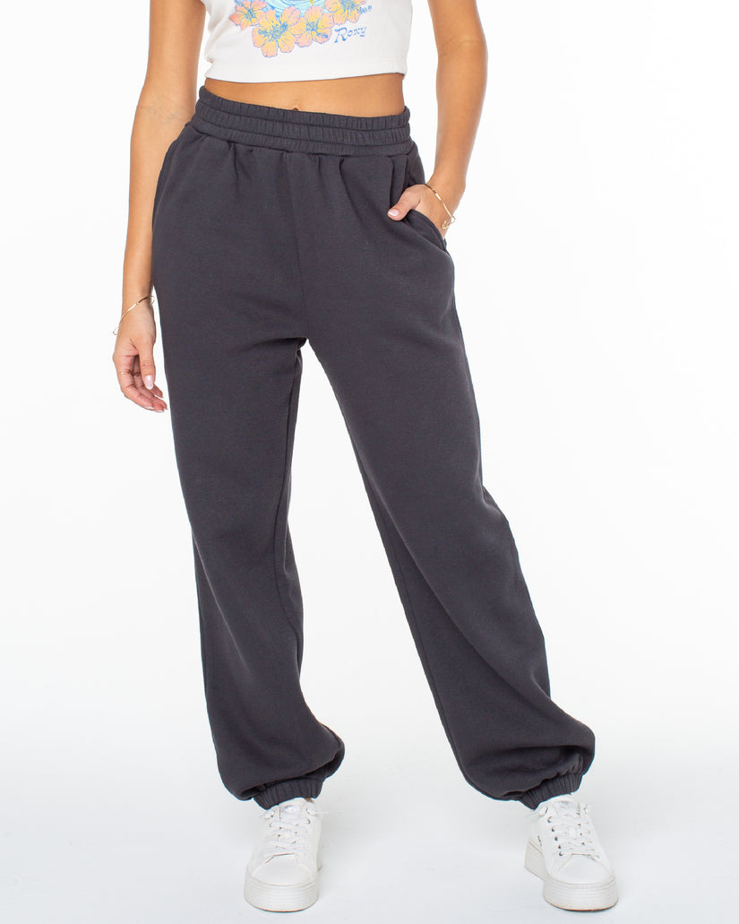 Women Roxy® Hike Jogger Sweatpants Black | RJFO-62179