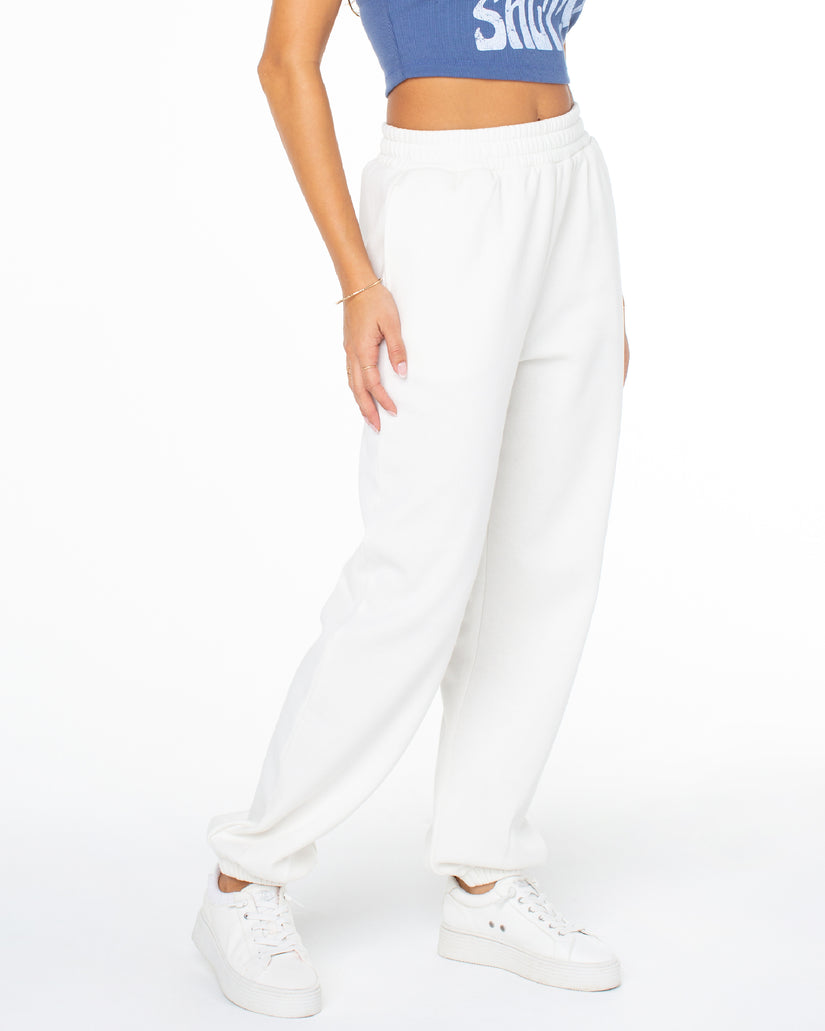 Women Roxy® Hike Jogger Sweatpants White | EOVC-80729