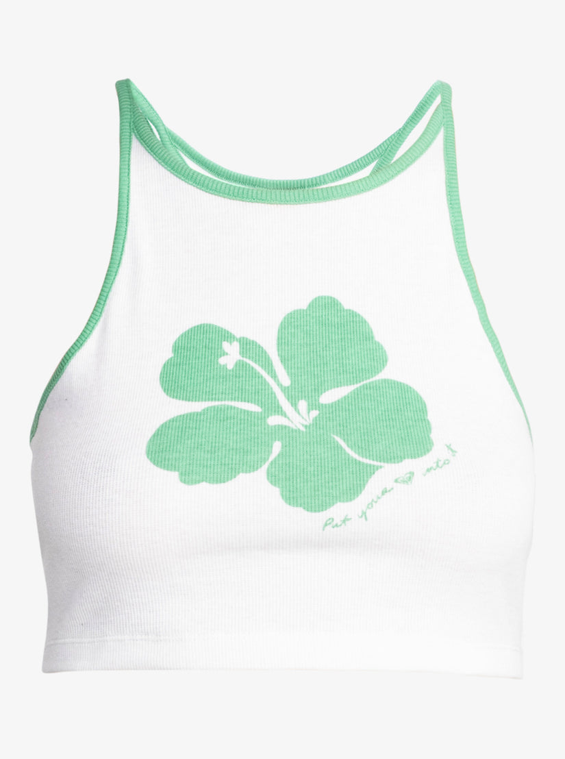 Women Roxy® Honestly Ok Cropped Tops White | ILNW-76518