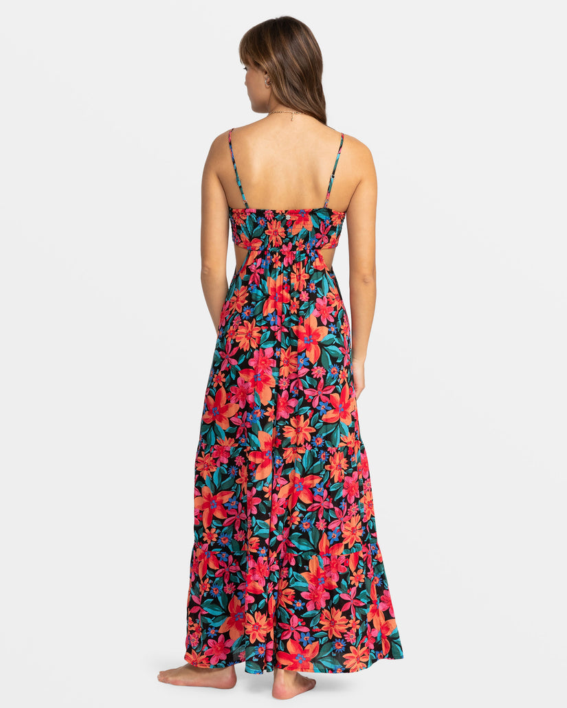 Women Roxy® Hot Tropics Flowy Maxi Dress Flower | VGNY-83941