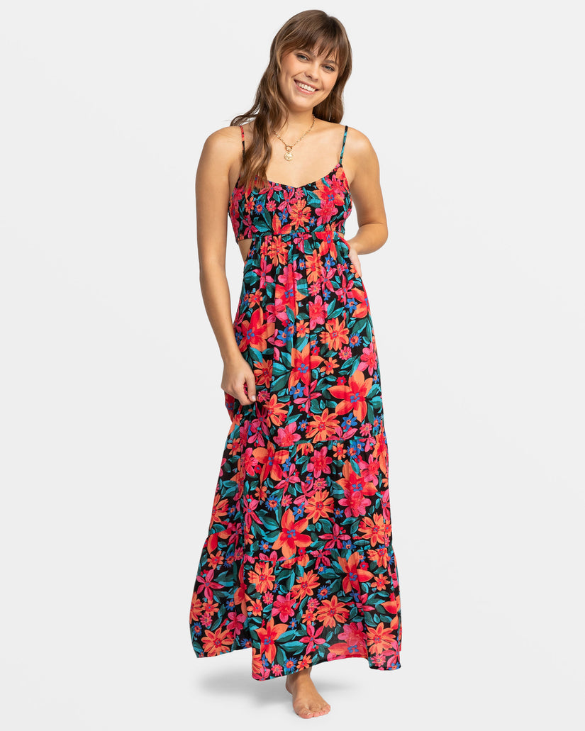Women Roxy® Hot Tropics Flowy Maxi Dress Flower | VGNY-83941
