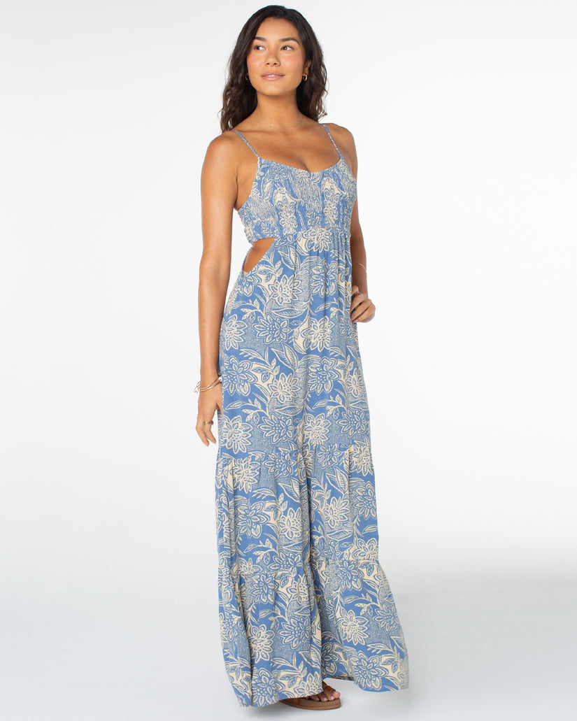 Women Roxy® Hot Tropics Maxi Dress Blue | SVZH-94763