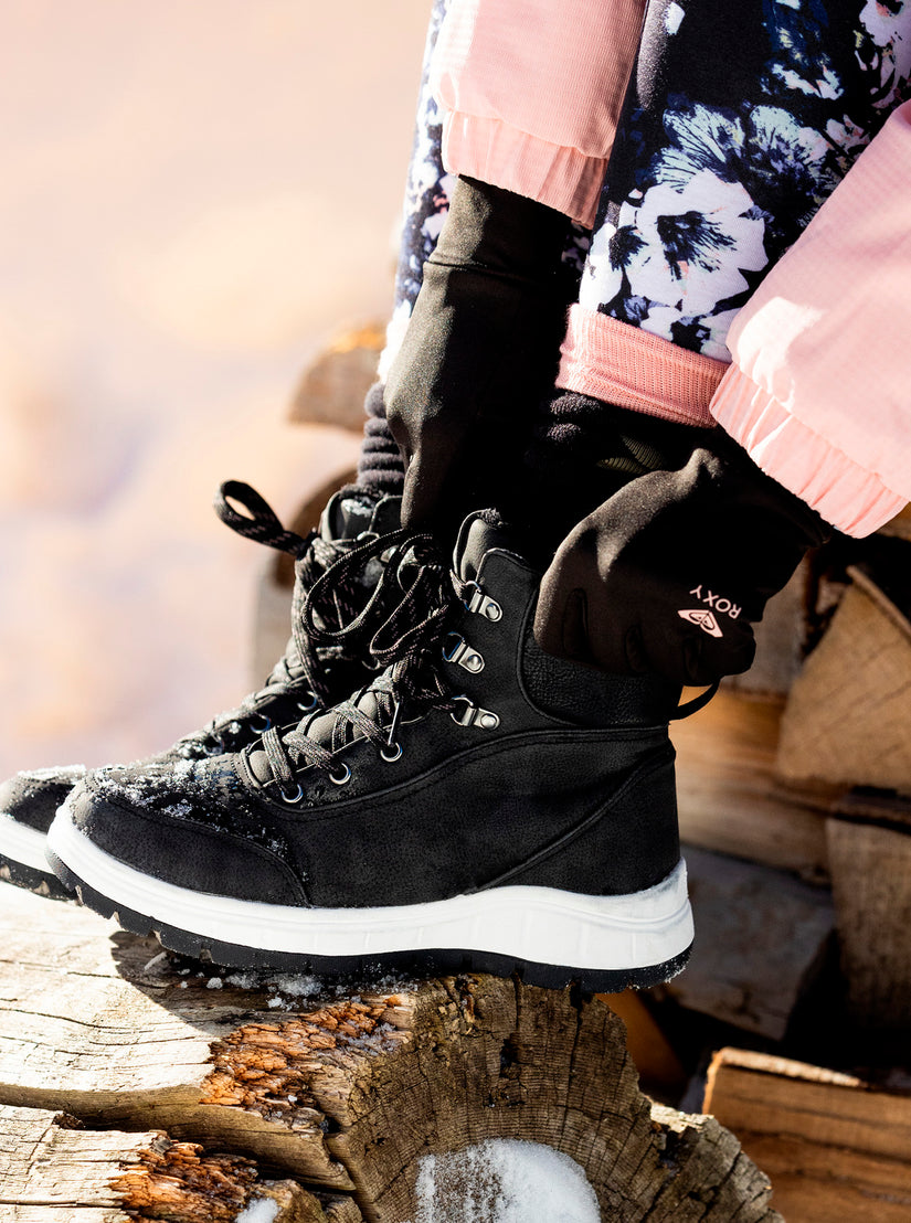 Women Roxy® Hydrosmart Snow Gloves Black | CVHB-82476