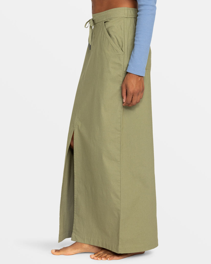 Women Roxy® Iconic Land Midi Skirts Green | QBFA-56483