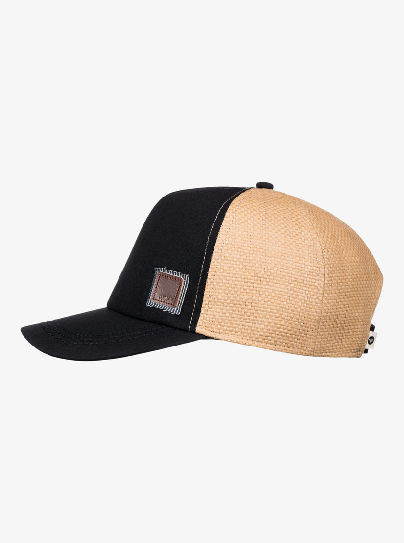 Women Roxy® Incognito Trucker Hats Black | VDTL-67103