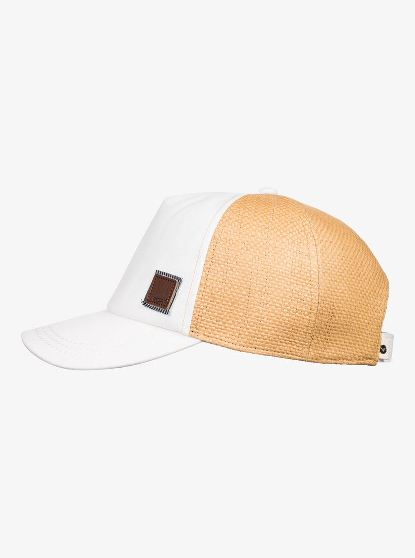 Women Roxy® Incognito Trucker Hats White | ZOBA-13960