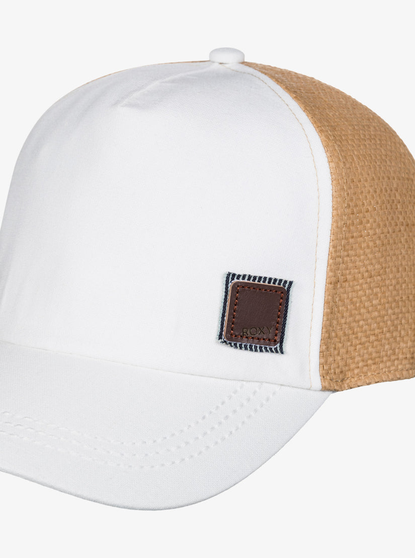 Women Roxy® Incognito Trucker Hats White | ZOBA-13960