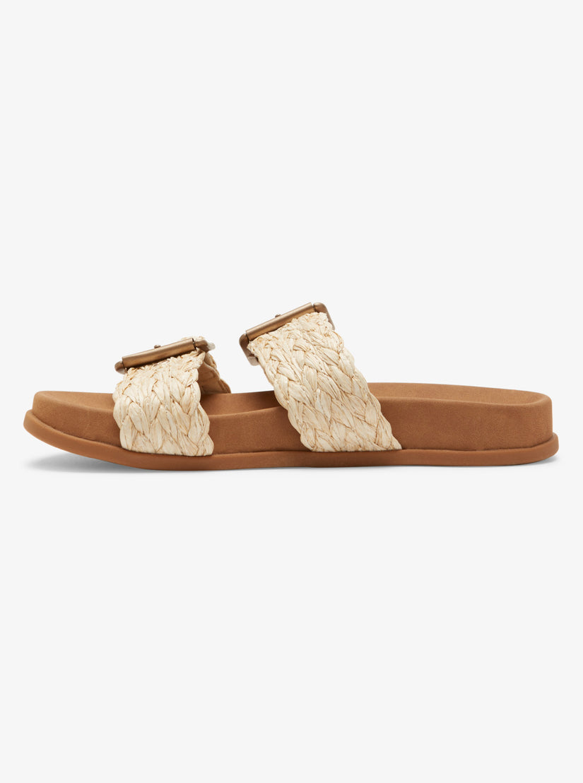 Women Roxy® Into Summer Slide Sandals Beige | OTMH-83069