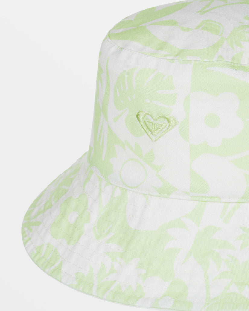 Women Roxy® Jasmine Paradise Reversible Bucket Hats Mint | ONRC-25043