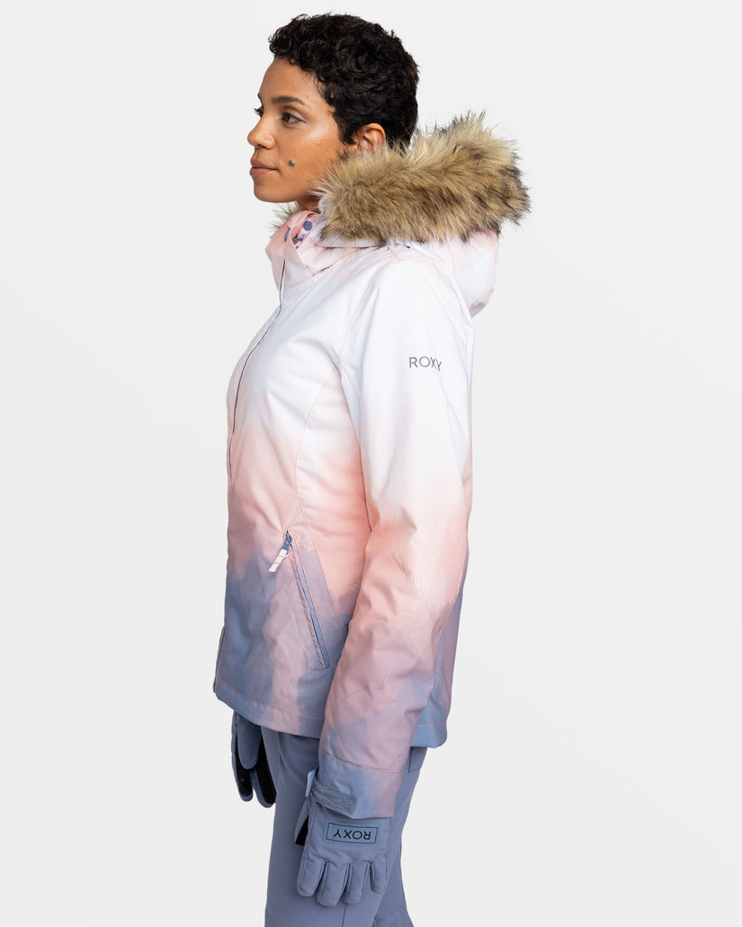 Women Roxy® Jet Ski Snowboard Jackets White | VODN-24985