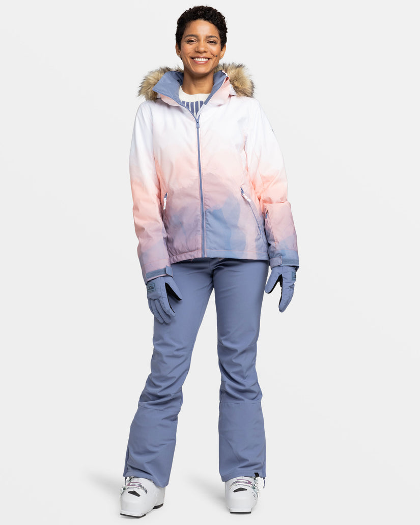 Women Roxy® Jet Ski Snowboard Jackets White | VODN-24985
