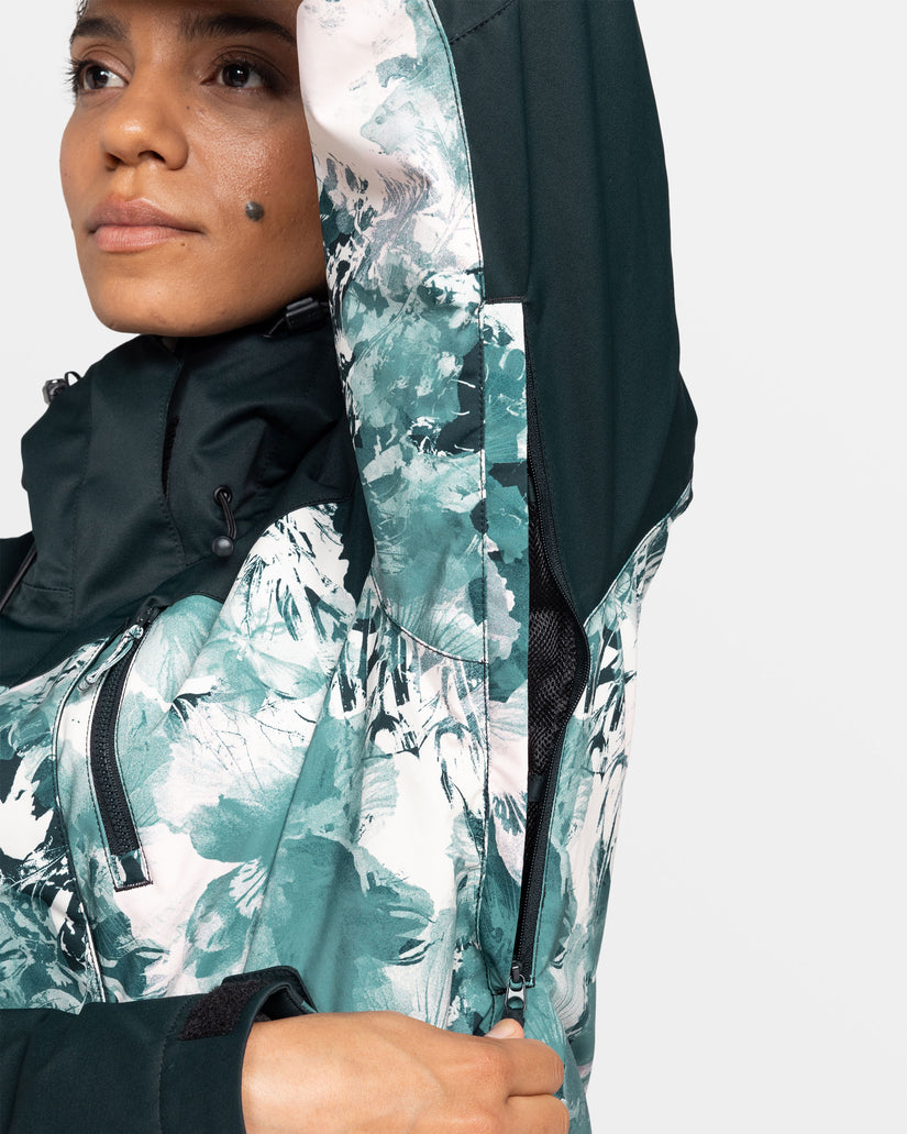 Women Roxy® Jetty 3N1 Snowboard Jackets Black | XHCL-30247