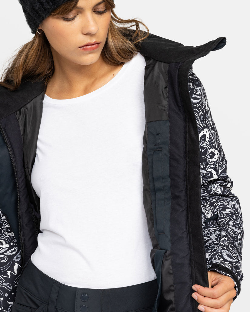 Women Roxy® Jetty Snowboard Jackets Black | SRCO-40752
