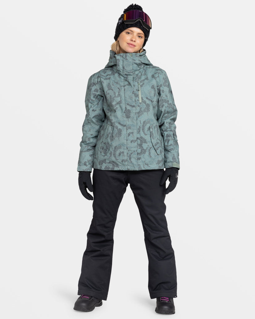 Women Roxy® Jetty Snowboard Jackets Green | HQIA-06315