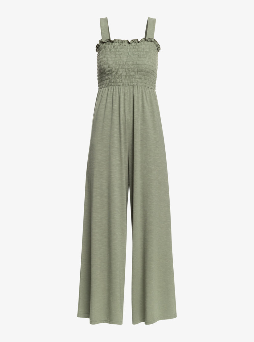 Women Roxy® Just Passing By Jumpsuit Green | YVBZ-71269
