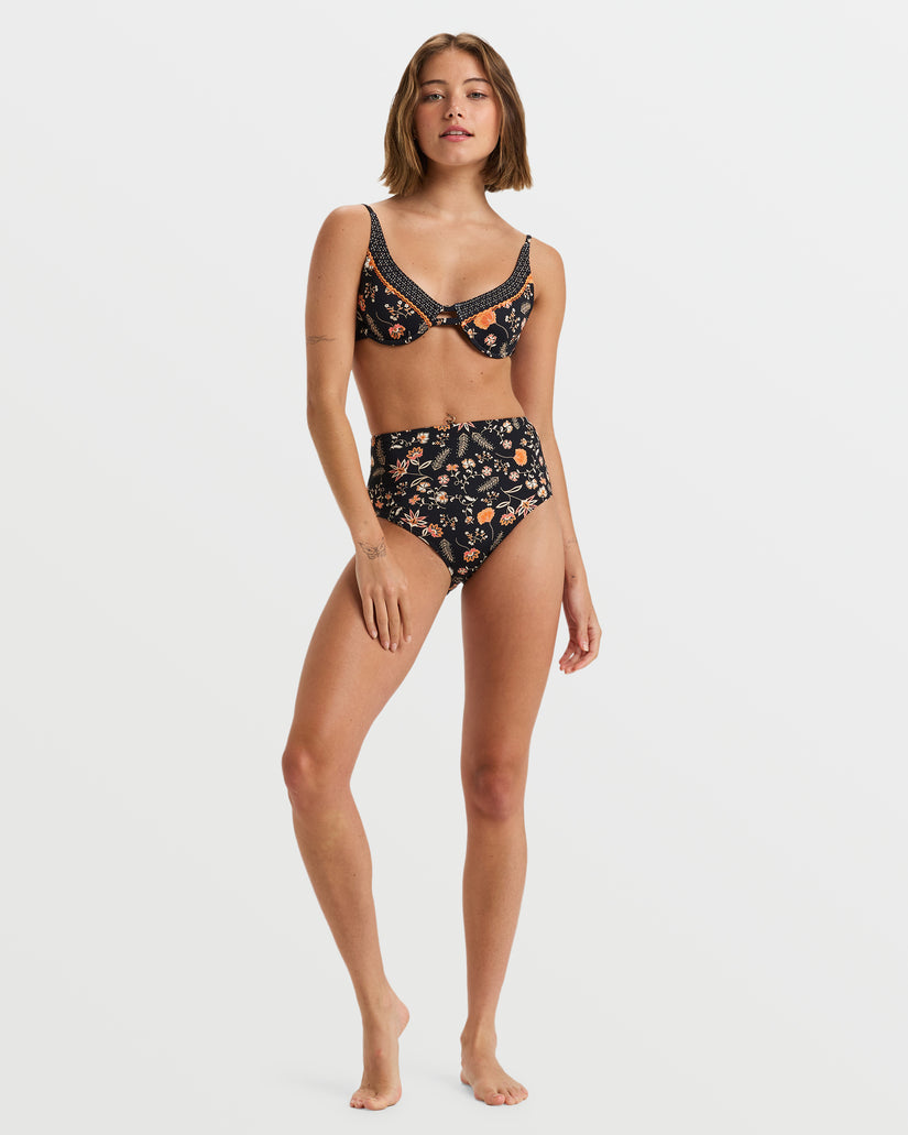 Women Roxy® Kerala Underwire Bikinis Dark Grey | WPHJ-24839