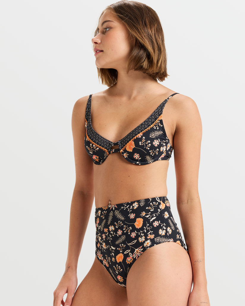 Women Roxy® Kerala Underwire Bikinis Dark Grey | ULEI-29437