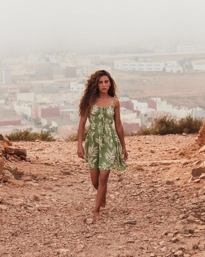 Women Roxy® La Vida Mini Dress Green | WTOM-57490