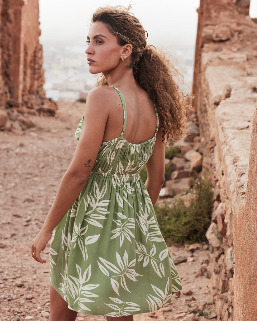 Women Roxy® La Vida Mini Dress Green | WTOM-57490