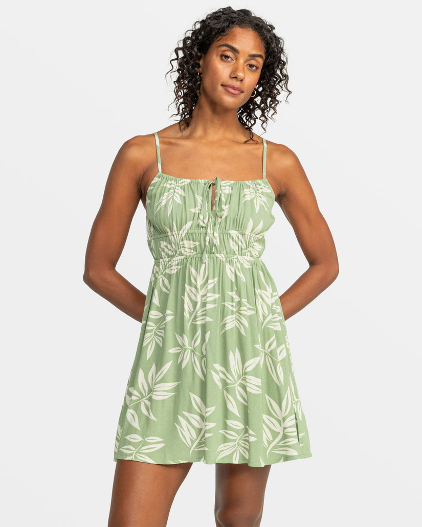 Women Roxy® La Vida Mini Dress Green | WTOM-57490