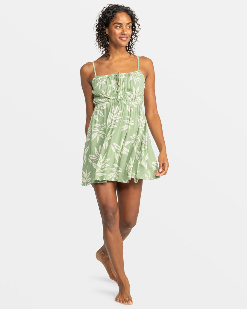 Women Roxy® La Vida Mini Dress Green | WTOM-57490