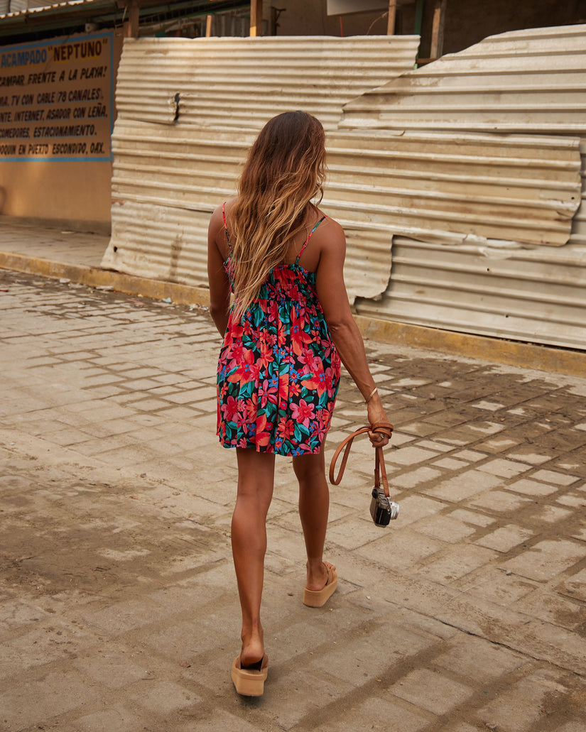 Women Roxy® La Vida Strappy Mini Dress Red | JFQK-53604