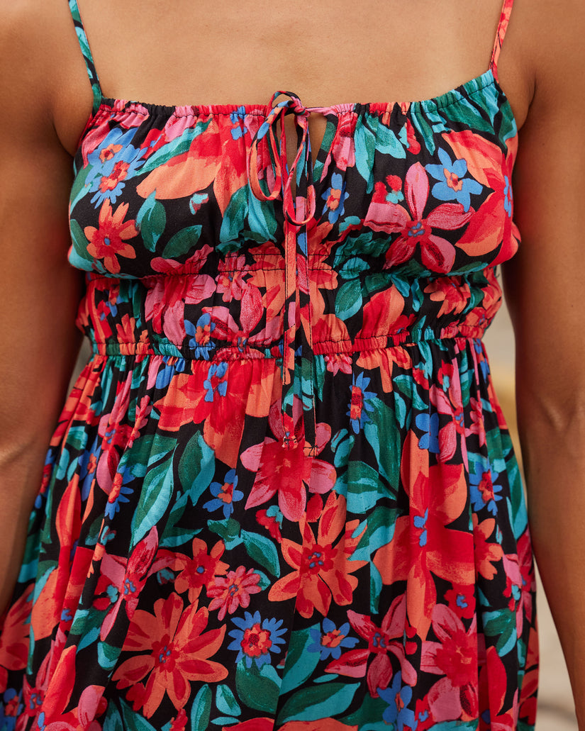 Women Roxy® La Vida Strappy Mini Dress Red | JFQK-53604