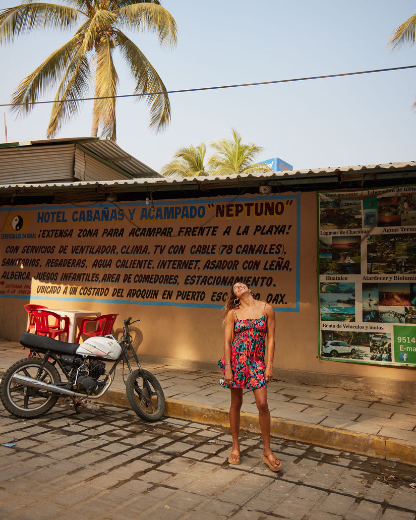 Women Roxy® La Vida Strappy Mini Dress Red | JFQK-53604