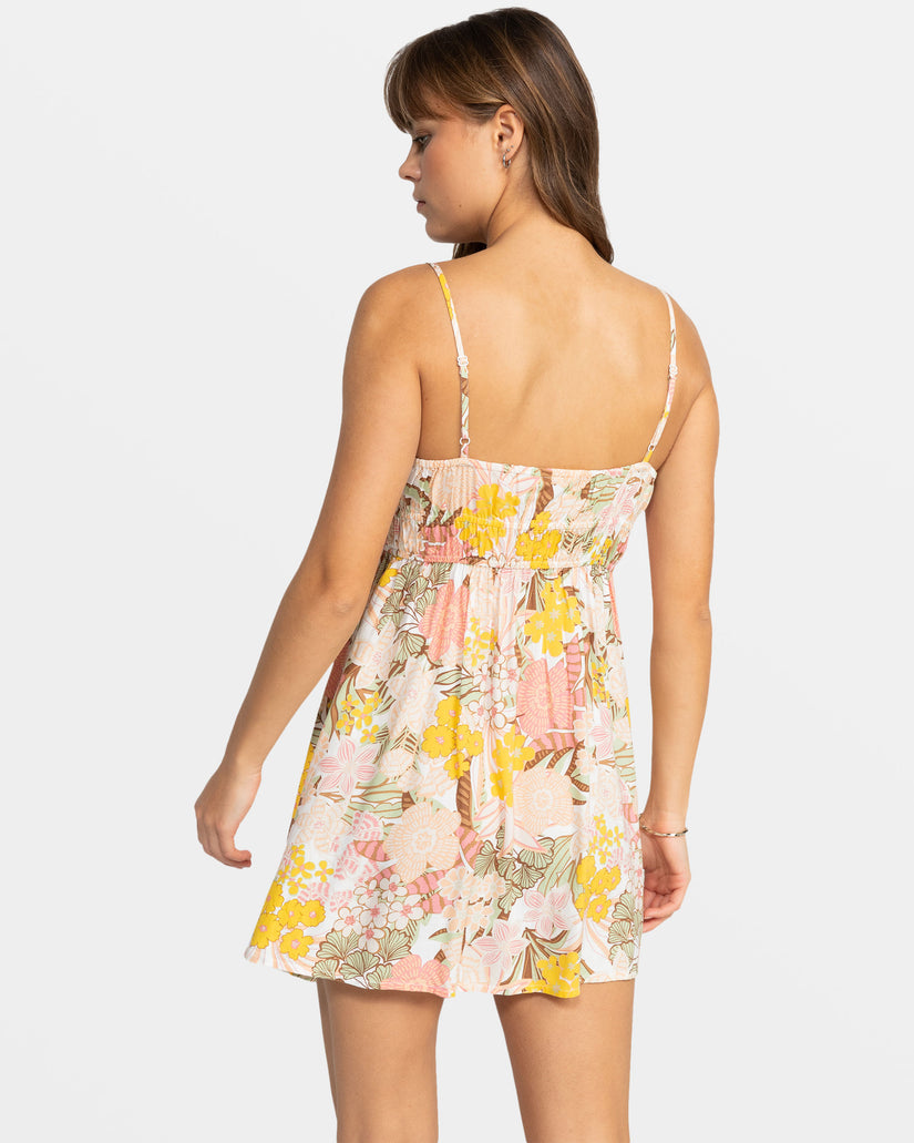 Women Roxy® La Vida Strappy Mini Dress White | WTXZ-98756