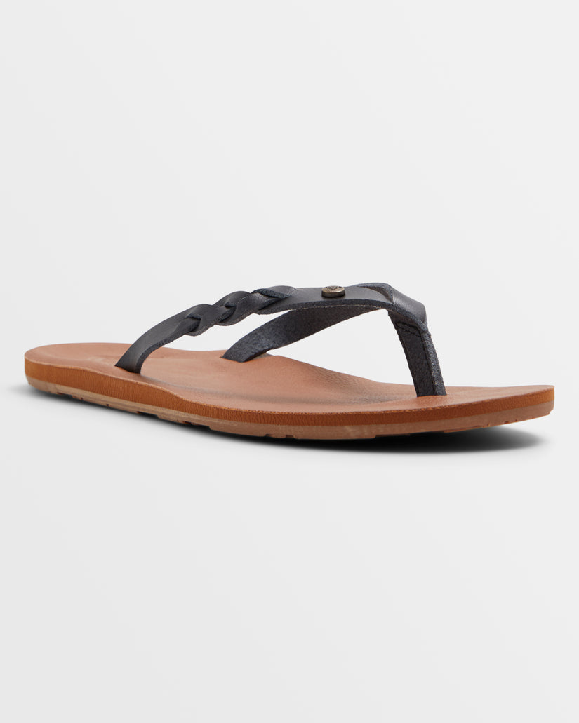 Women Roxy® Liza IV Sandals Black | PBQF-86427