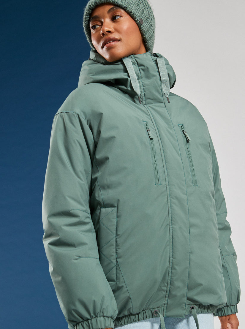 Women Roxy® Lofty Cloud Parka Jackets Green | ALQV-79208
